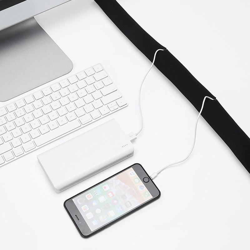 Неопренов капак за кабели Органайзер Съхранение на кабела Скриване на кабела Калъф за телевизор Компютърен кабел Хидер Протектор Кабел за управление на кабела