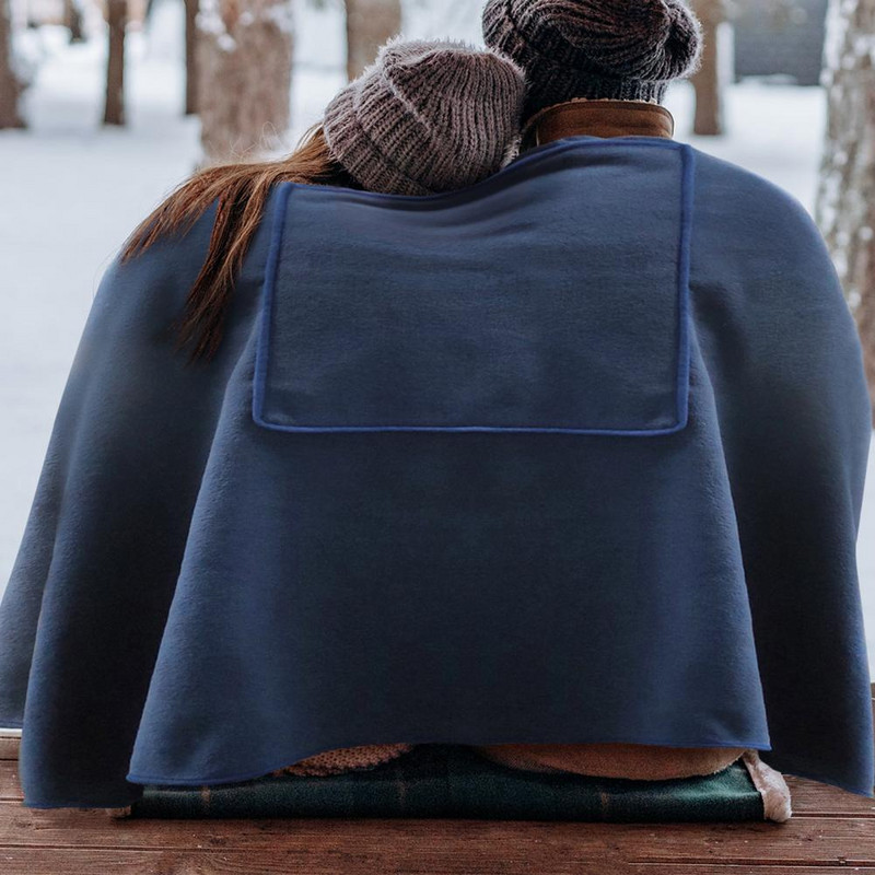 5 V fűtőtakaró Kényelmes 3 sebességes hőmérséklet Plug-and-play beltéri kültéri USB elektromos takaró meleg köpeny kendő otthonra