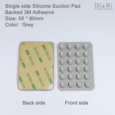 Kahepoolne silikoonist imipadi mobiiltelefoni kinnitusseadmele, iminapaga 3M kleepuv silikoonkummist imemispadi fikseeritud jaoks