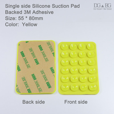 Kahepoolne silikoonist imipadi mobiiltelefoni kinnitusseadmele, iminapaga 3M kleepuv silikoonkummist imemispadi fikseeritud jaoks