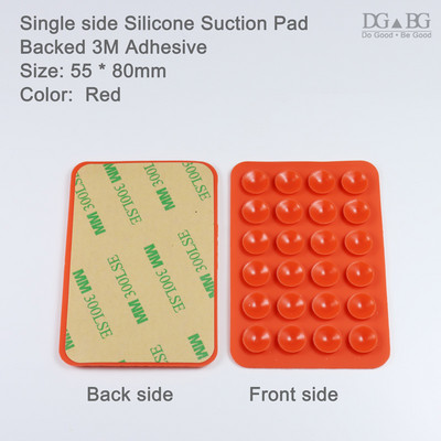 Kahepoolne silikoonist imipadi mobiiltelefoni kinnitusseadmele, iminapaga 3M kleepuv silikoonkummist imemispadi fikseeritud jaoks