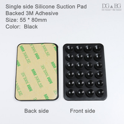 Kahepoolne silikoonist imipadi mobiiltelefoni kinnitusseadmele, iminapaga 3M kleepuv silikoonkummist imemispadi fikseeritud jaoks