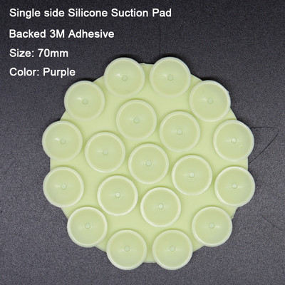 Kahepoolne silikoonist imipadi mobiiltelefoni kinnitusseadmele, iminapaga 3M kleepuv silikoonkummist imemispadi fikseeritud jaoks