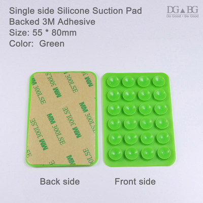 Kahepoolne silikoonist imipadi mobiiltelefoni kinnitusseadmele, iminapaga 3M kleepuv silikoonkummist imemispadi fikseeritud jaoks