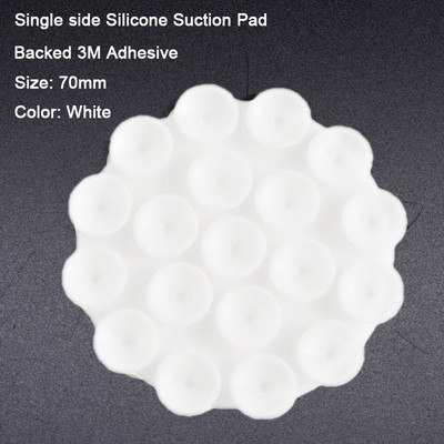 Kahepoolne silikoonist imipadi mobiiltelefoni kinnitusseadmele, iminapaga 3M kleepuv silikoonkummist imemispadi fikseeritud jaoks