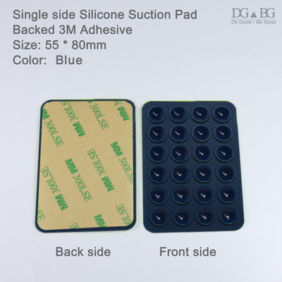 Kahepoolne silikoonist imipadi mobiiltelefoni kinnitusseadmele, iminapaga 3M kleepuv silikoonkummist imemispadi fikseeritud jaoks