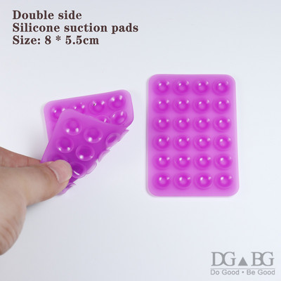 Kahepoolne silikoonist imipadi mobiiltelefoni kinnitusseadmele, iminapaga 3M kleepuv silikoonkummist imemispadi fikseeritud jaoks