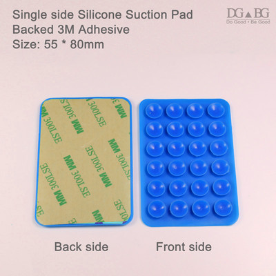 Kahepoolne silikoonist imipadi mobiiltelefoni kinnitusseadmele, iminapaga 3M kleepuv silikoonkummist imemispadi fikseeritud jaoks