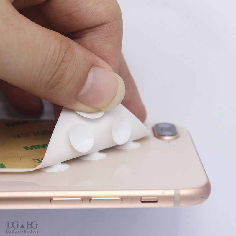 Kahepoolne silikoonist imipadi mobiiltelefoni kinnitusseadmele, iminapaga 3M kleepuv silikoonkummist imemispadi fikseeritud jaoks