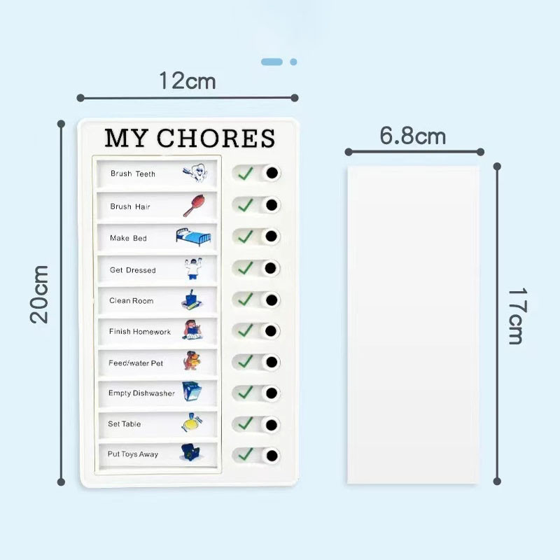 Ikdienas uzdevumu plānošanas padome Studentu pašdisciplīna perfokartes ierīce Noņemamie darbi Kontrolsaraksts Grafiks Memo Memorandu dēļi