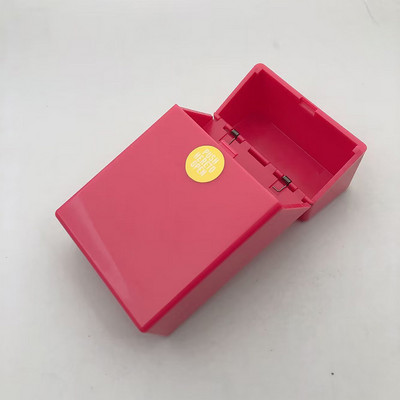 Kpop Photocard Storage Box Επιτραπέζιο λευκό πλαστικό κουτί αποθήκευσης Κουτί φωτογραφιών Organizer κάρτας Σχολική Κορεατική θήκη τσιγάρων