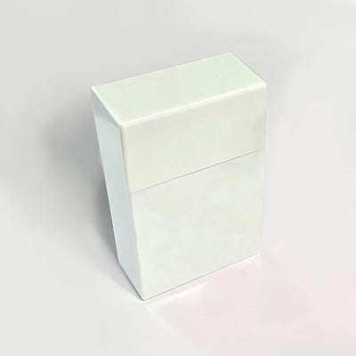 Kpop Photocard Storage Box Επιτραπέζιο λευκό πλαστικό κουτί αποθήκευσης Κουτί φωτογραφιών Organizer κάρτας Σχολική Κορεατική θήκη τσιγάρων