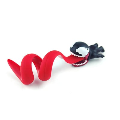 Naljakas tulnukas parasiitkoletis USB-kaabli juhe andmeliini hoidik auto mootorratta tarvikud köisraudtee mänguasjade kaunistus