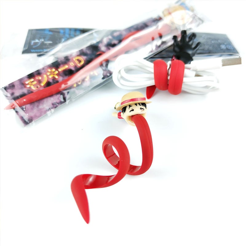 Naljakas tulnukas parasiitkoletis USB-kaabli juhe andmeliini hoidik auto mootorratta tarvikud köisraudtee mänguasjade kaunistus