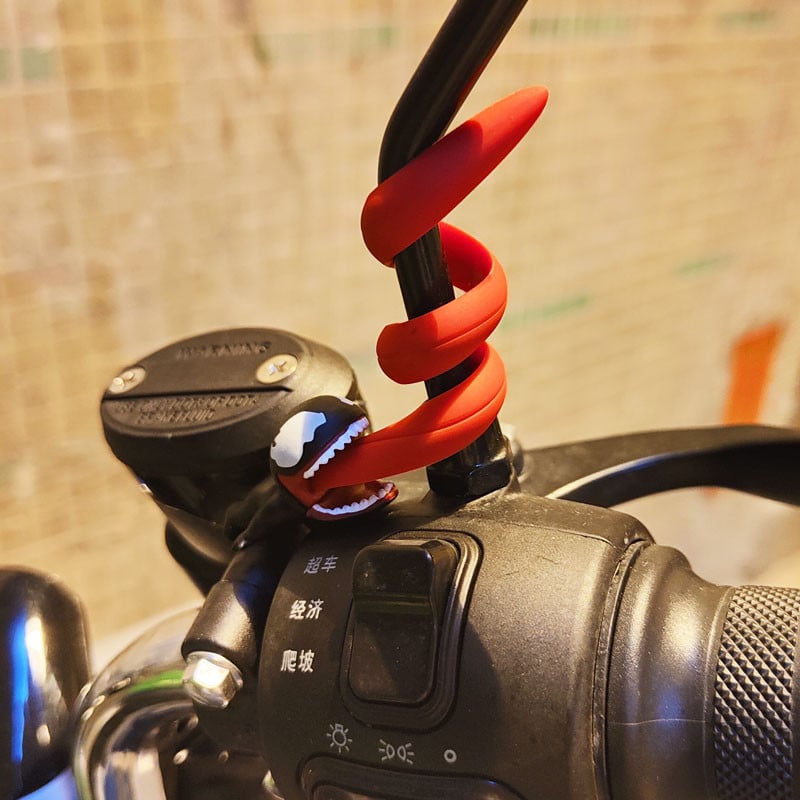 Naljakas tulnukas parasiitkoletis USB-kaabli juhe andmeliini hoidik auto mootorratta tarvikud köisraudtee mänguasjade kaunistus