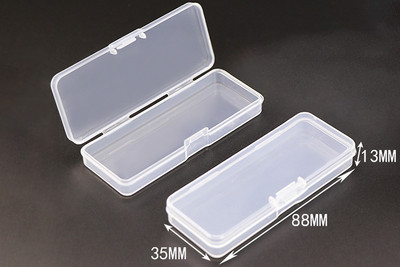 Caurspīdīgas plastmasas uzglabāšanas konteineri Tukšu futrāļu organizators ar krellēm, amatniecības izstrādājumi, rotaslietas, ota, kosmētikas zīmuļi, pildspalvas