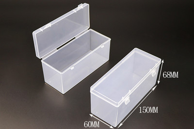 Caurspīdīgas plastmasas uzglabāšanas konteineri Tukšu futrāļu organizators ar krellēm, amatniecības izstrādājumi, rotaslietas, ota, kosmētikas zīmuļi, pildspalvas