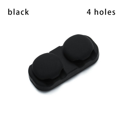 Самозалепващ се силиконов магнитен органайзер за кабели Направи си сам USB кабели Държач Силиконови гъвкави щипки за настолен плот за мишка Органайзер за кабели