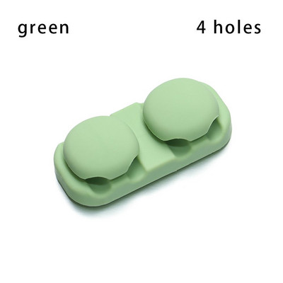 Самозалепващ се силиконов магнитен органайзер за кабели Направи си сам USB кабели Държач Силиконови гъвкави щипки за настолен плот за мишка Органайзер за кабели