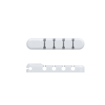 Самозалепващ се силиконов магнитен органайзер за кабели Направи си сам USB кабели Държач Силиконови гъвкави щипки за настолен плот за мишка Органайзер за кабели