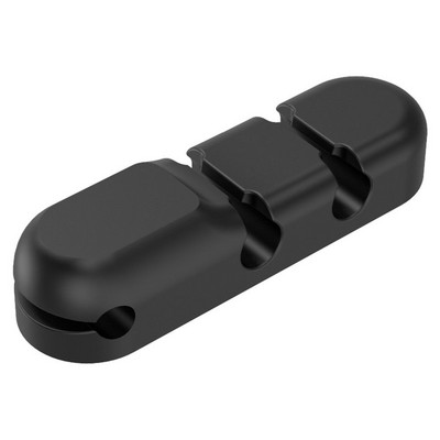 Самозалепващ се силиконов магнитен органайзер за кабели Направи си сам USB кабели Държач Силиконови гъвкави щипки за настолен плот за мишка Органайзер за кабели