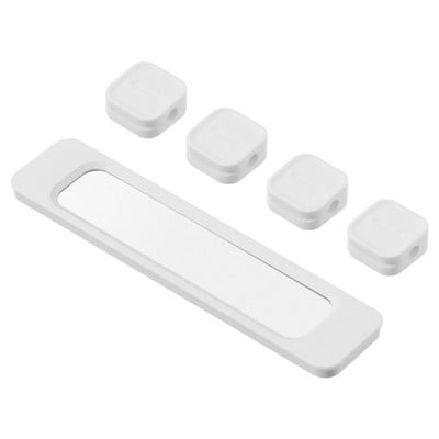 Самозалепващ се силиконов магнитен органайзер за кабели Направи си сам USB кабели Държач Силиконови гъвкави щипки за настолен плот за мишка Органайзер за кабели