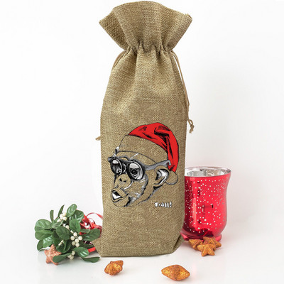 Snjegović Jelen Vrećice za vino Vrećice u paketu Vrećica za višekratnu upotrebu Merry Christmas Party Džep za pohranu vina Novogodišnji poklon za ljubitelje vina