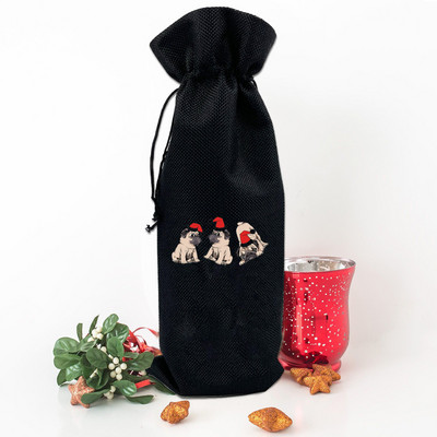 Snjegović Jelen Vrećice za vino Vrećice u paketu Vrećica za višekratnu upotrebu Merry Christmas Party Džep za pohranu vina Novogodišnji poklon za ljubitelje vina