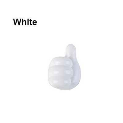 5/10/20Pcs Силиконова стенна кука за палец Управление на кабели Органайзер за тел Стенни куки Закачалка Държач за съхранение за кухня Баня