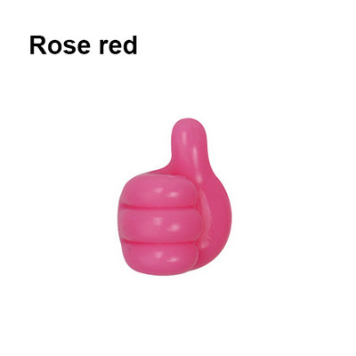 5/10/20Pcs Силиконова стенна кука за палец Управление на кабели Органайзер за тел Стенни куки Закачалка Държач за съхранение за кухня Баня