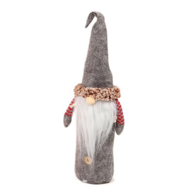 Jõuluvana näota Gnome veinipudeli kaaned šampanjakoti puhkusepeo kujundusega veinipudeli kaaned