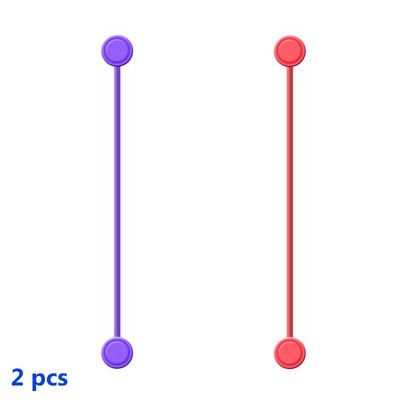 2 gab/iepakojumā austiņu vada uztīšanas kabeļa turētājs organizatora klipi Daudzfunkcionāli izturīgs magnēts austiņas uztīšanas kabeļi Drop Shipping