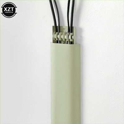 30 cm pašlīmējošs Raceway sienas vads kanāla pārsegs kabeļu kanālu saites Fiksators Stiprinājuma turētājs kabeļu organizatoram uzglabāšanas klipsim Jauns