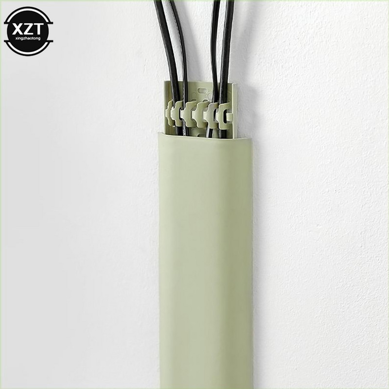 30 cm pašlīmējošs Raceway sienas vads kanāla pārsegs kabeļu kanālu saites Fiksators Stiprinājuma turētājs kabeļu organizatoram uzglabāšanas klipsim Jauns