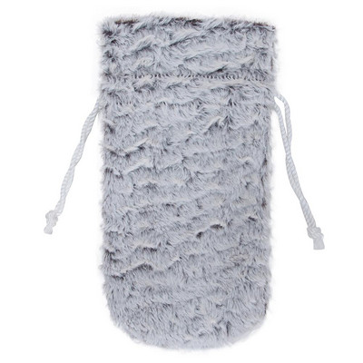 Jõulukarusnahast šampanjapudeli kate Jõuluveinipudelikott talvepühade pidude kaunistamiseks