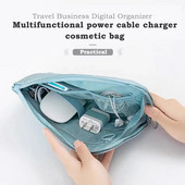 Аксесоари за пътуване Кабелна чанта Преносим цифров USB електронен органайзер Калъф за джаджи Пътуване Зареждане на мобилен телефон Държач за мобилно зарядно