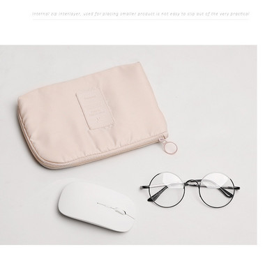 Аксесоари за пътуване Кабелна чанта Преносим цифров USB електронен органайзер Калъф за джаджи Пътуване Зареждане на мобилен телефон Държач за мобилно зарядно