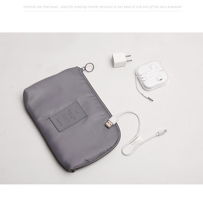 Аксесоари за пътуване Кабелна чанта Преносим цифров USB електронен органайзер Калъф за джаджи Пътуване Зареждане на мобилен телефон Държач за мобилно зарядно