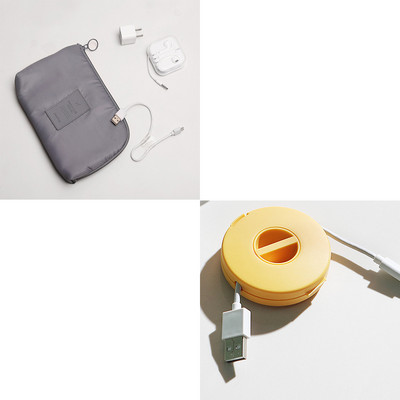 Аксесоари за пътуване Кабелна чанта Преносим цифров USB електронен органайзер Калъф за джаджи Пътуване Зареждане на мобилен телефон Държач за мобилно зарядно