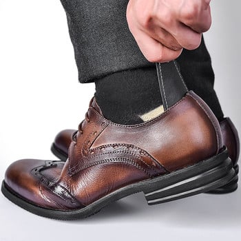 Преносим рог за обувки от неръждаема стомана, сгъваема дръжка от PU кожа с ключодържател за дома