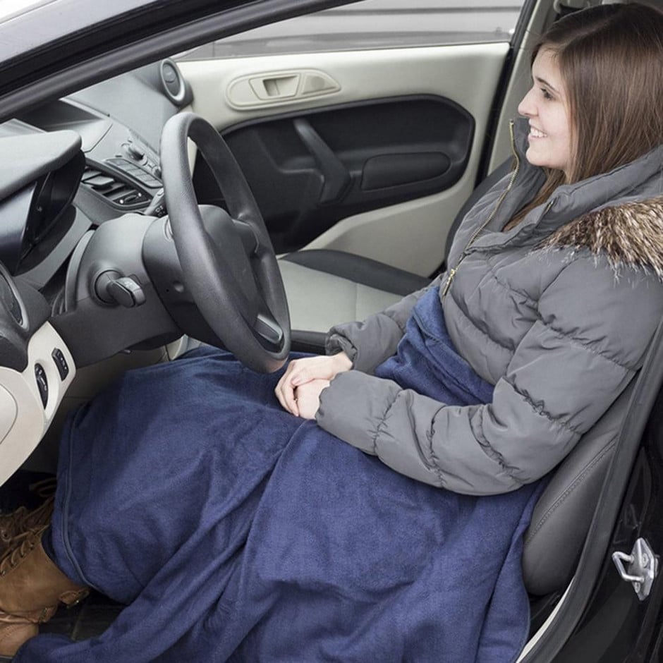 Pătură de încălzire Plug Play, uniformă de temperatură constantă-încălzire, economisire a energiei, pătură electrică pentru genunchi montată pe vehicul pentru mașină