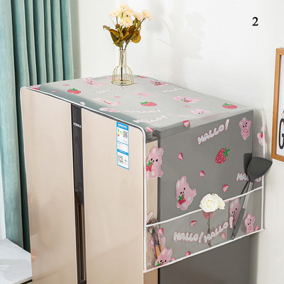 Veekindel pesumasina mantel Tolmukindel külmiku kate Loomade Puu muster Päikesetolmukaitse ümbris Kodutarvikud