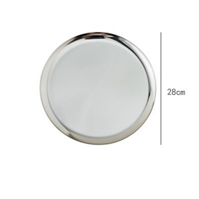 Modes stila nerūsējošā tērauda paplāte juvelierizstrādājumu uzglabāšanas paplāte Augļi konfekšu šķīvji fotogrāfiju rekvizīti Mājas rakstāmgalda dekorēšana