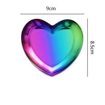 Modes stila nerūsējošā tērauda paplāte juvelierizstrādājumu uzglabāšanas paplāte Augļi konfekšu šķīvji fotogrāfiju rekvizīti Mājas rakstāmgalda dekorēšana