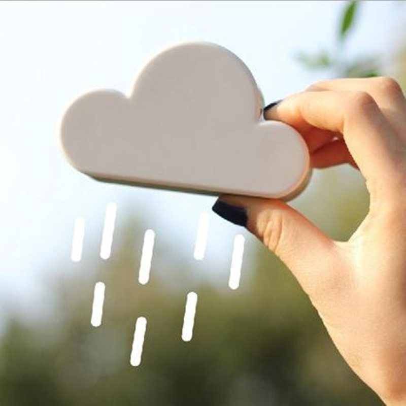 Mágneses kulcstartó tartó 3D felhő falra szerelhető neodímium mágneses kulcstartó Kreatív kulcsok horgok Tárolás az ajtón lakberendezéshez