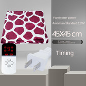 Viena korpusa sildītājs 45 X45 CM apsildāms segas termostats, elektriskā sega ASV spraudnis