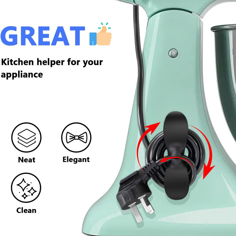 1/2/3 tk Isekleepuv traatjuhtme korraldaja juhtme ümbrise hoidiku kaabli kerija röstri kohvimasina survekeetja tarvikud