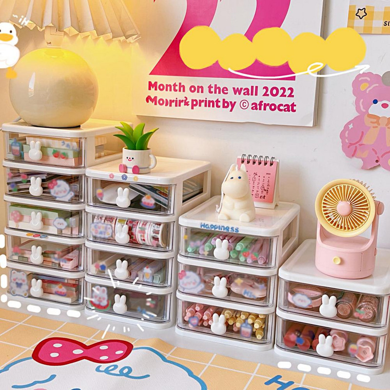 Pildspalvu statīvs Labs atvilktnes tipa aplauzuma otiņa, kosmētiska galda glabāšanas kaste Viegla glabāšanas kaste