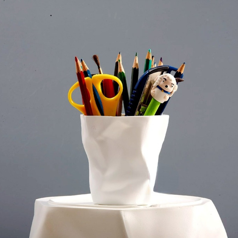 3 színes toll ceruza tű zselés toll golyós toll asztali rendszerező írószer tartó virágcserep asztali tárolás otthoni tárolás