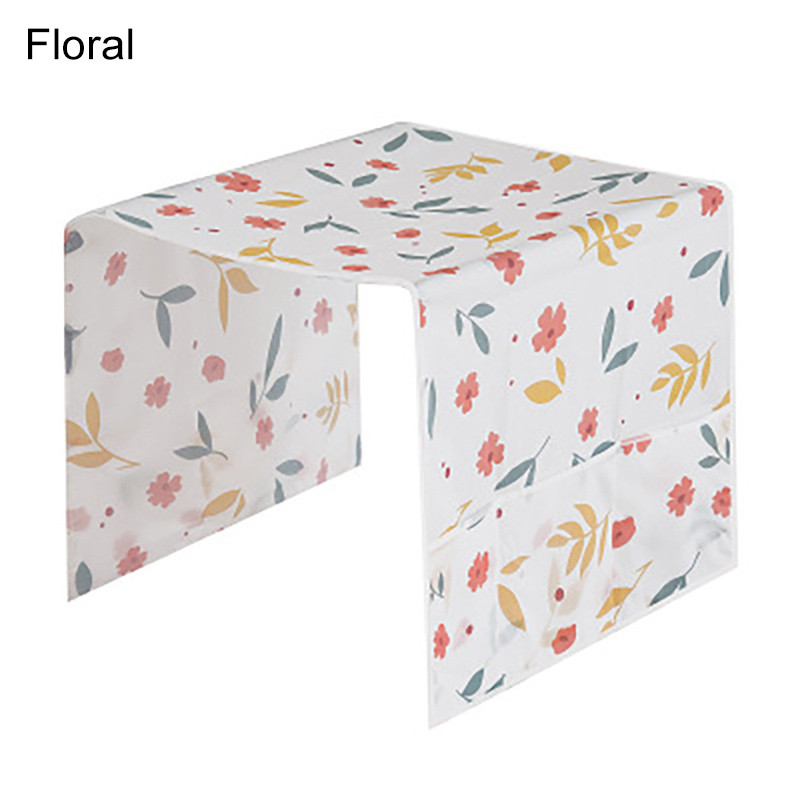 Külmiku tolmukate taskuga Kahepoolse hoiustamise rippkotid Kodumajapidamises kasutatavad PEVA veekindlast riidest külmiku kate